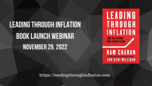Leading Through Inflation Book Launch Webinar