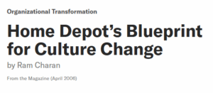 Home Depot's Blueprint for Culture Change