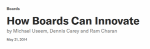 How Boards Can Innovate