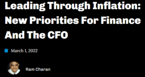 Leading Through Inflation New Priorities For Finance And The CFO