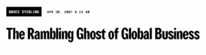 The Rambling Ghost of Global Business