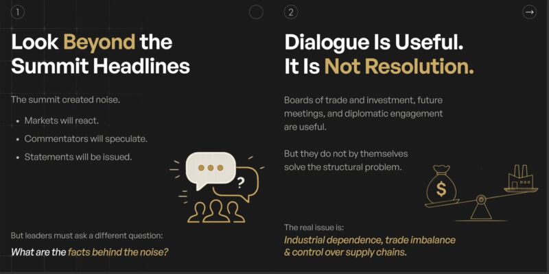 Image for the Tweet beginning: The Trump–Xi summit created a